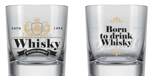 Copos de whisky personalizados no Morumbi