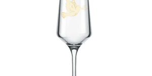 Taças de champagne personalizadas no Morumbi