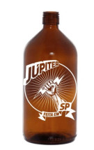 Garrafa de vidro growler personalizada em Pinheiros