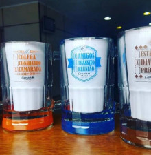 Canecas de vidro personalizadas em São Paulo