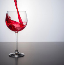 Taça de vidro para vinho personalizada em São Paulo