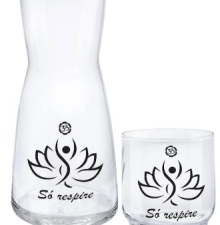 Moringa com copo de vidro personalizados no Morumbi