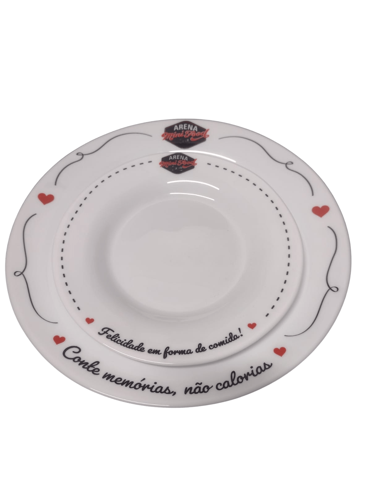 Pratos de vidro personalizados em Curitiba