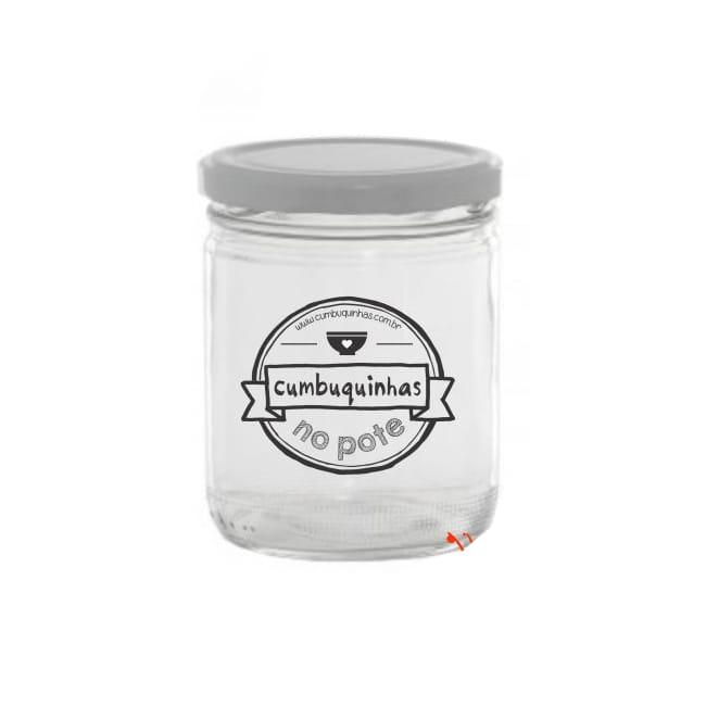 Pote de vidro personalizado no ABC
