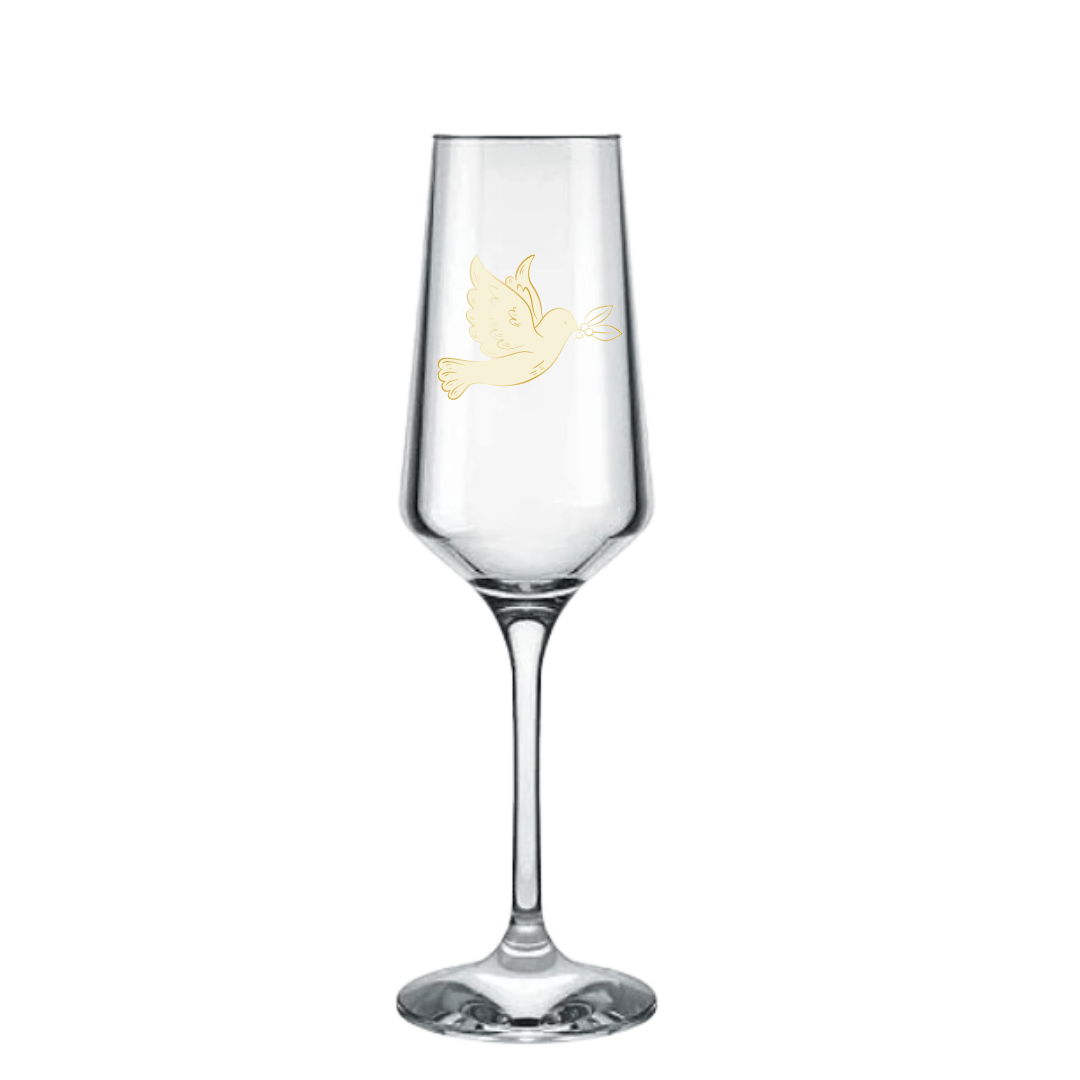 Taças de champagne personalizadas no Morumbi